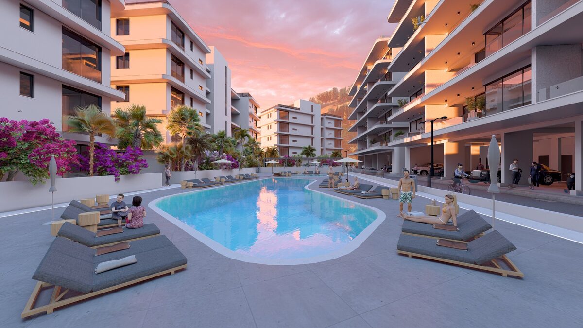 Apartment with 2 bedrooms, 77.00m² in agios-athanasios, Cyprus [ID: 0602-232814]