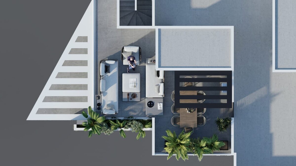 Пентхаус з 2 спальнями, 80.00м² в aradippou, Кіпр [ID: 0602-232998]