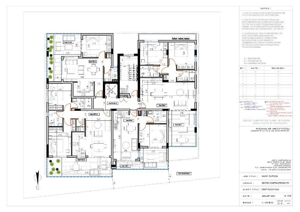 Квартира с 3 спальнями, 109.00м² в aradippou, Кипр [ID: 0602-233025]