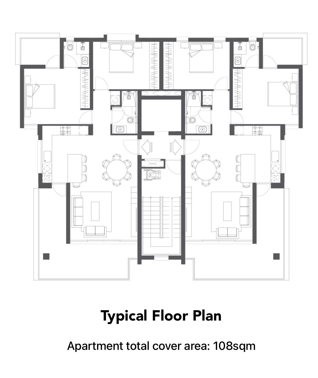 Penthouse with 2 bedrooms, 84.00m² in neapolis, Cyprus [ID: 0602-233084]