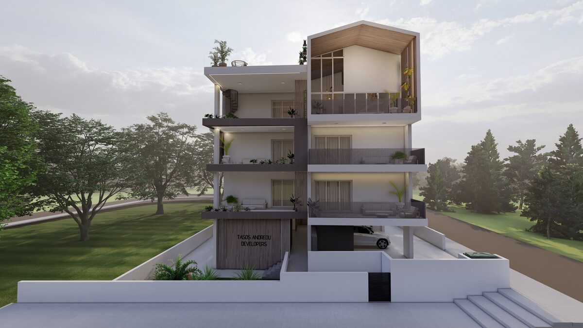 Пентхаус з 2 спальнями, 71.00м² в agios-athanasios, Кіпр [ID: 0602-233603]