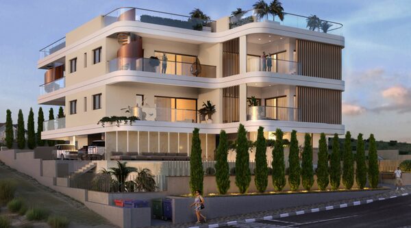 Apartament w germasogeia, Cypr, 128.00m²