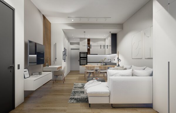 Apartament w agia-zoni, Cypr, 80.00m² - obraz 7