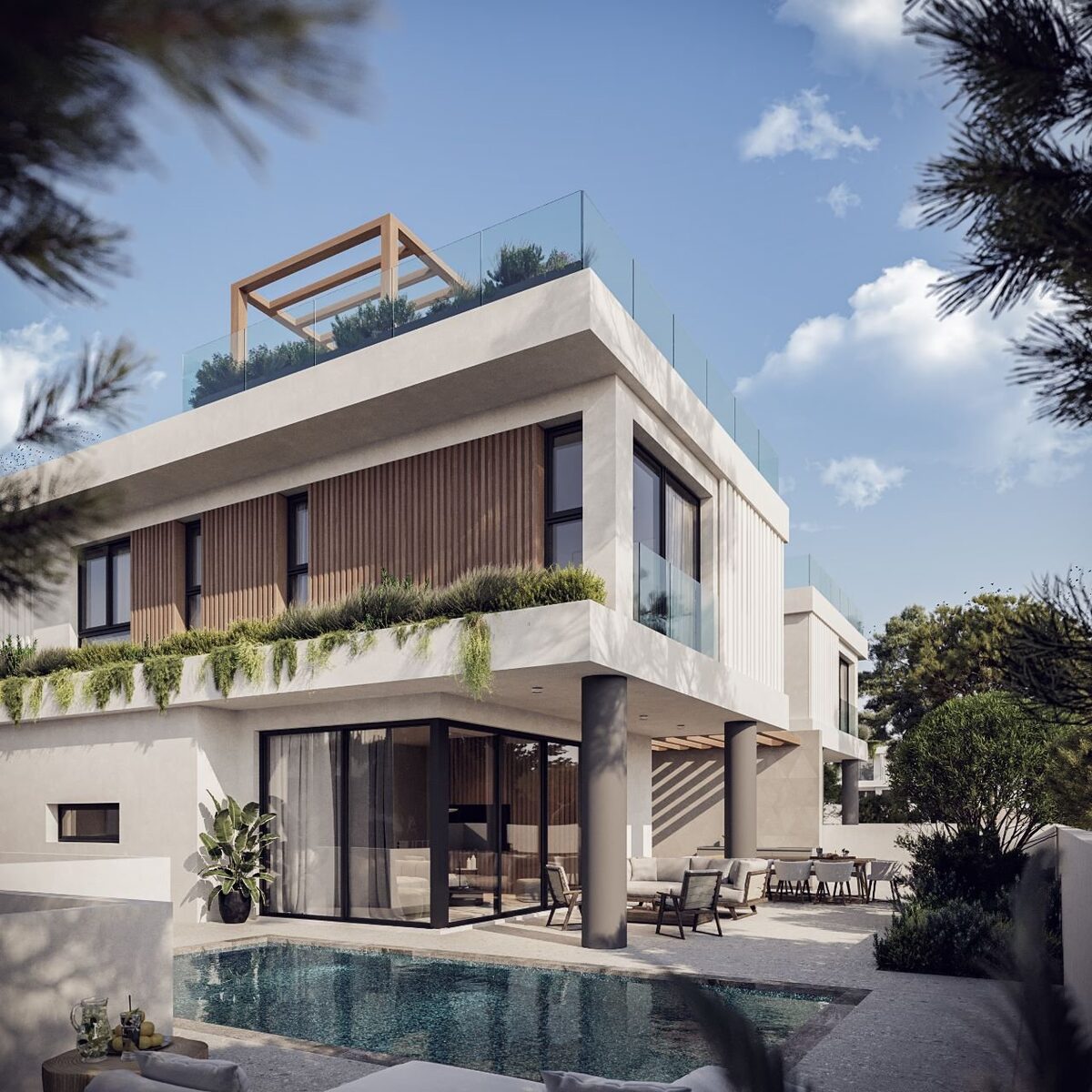 houses z 3 sypialniami, 69.00m² w kapparis, Cypr [ID: 0602-234118]