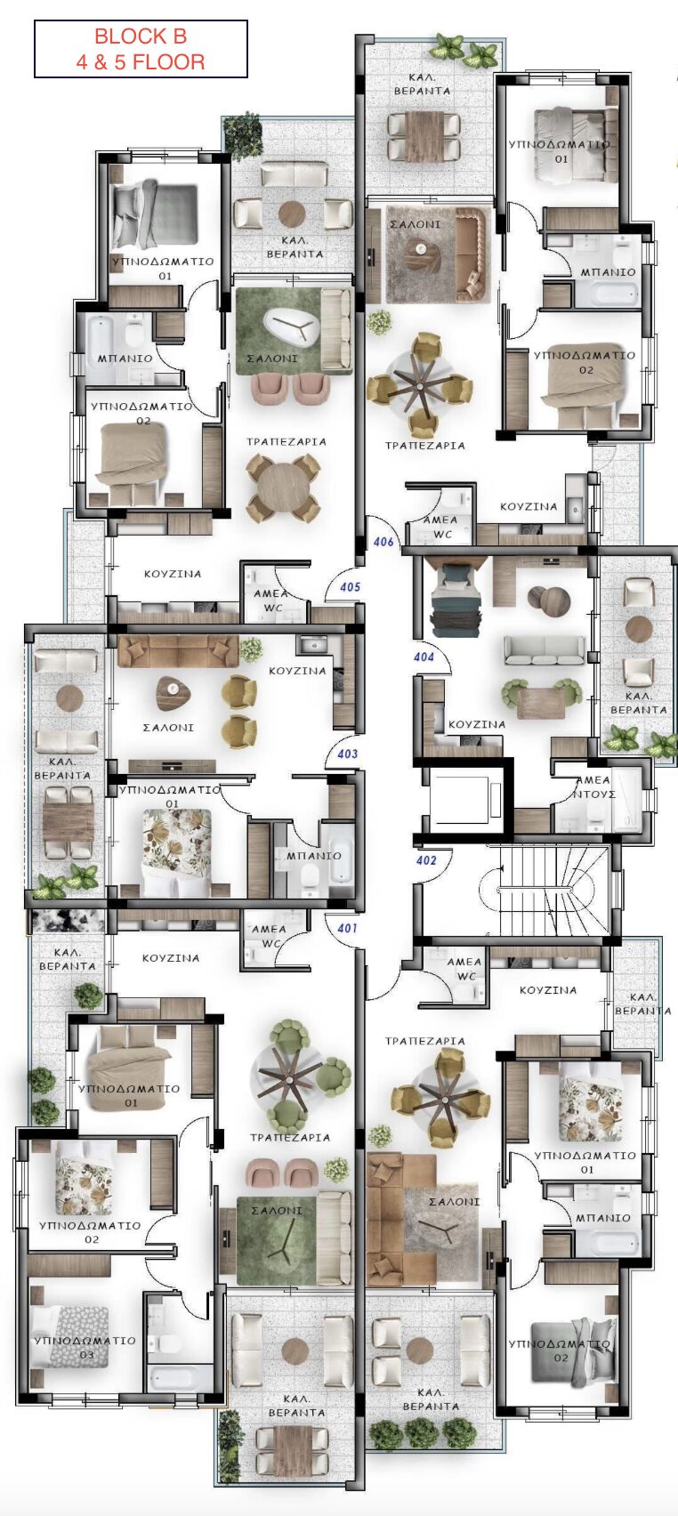 Apartament z 3 sypialniami, 101.00m² w polemidia-kato, Cypr [ID: 0602-234646]