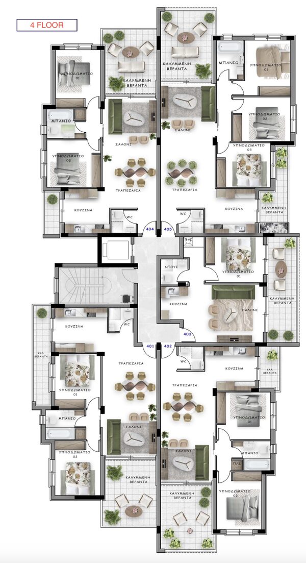 Квартира в polemidia-kato, Кипр, 101.00м² - изображение 8