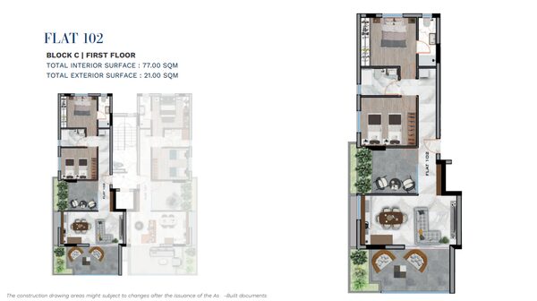Квартира в livadia, Кіпр, 77.00м² - зображення 8