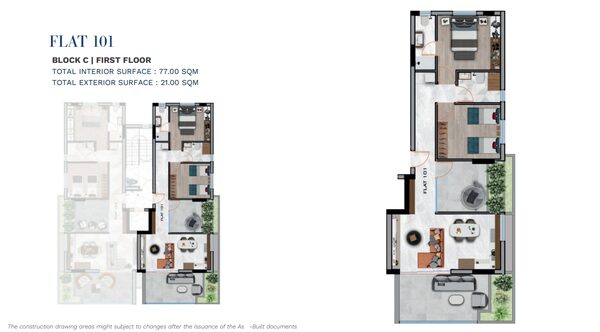 Квартира в livadia, Кіпр, 77.00м² - зображення 7