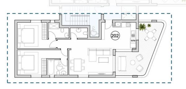 Квартира в germasogeia, Кипр, 89.00м² - изображение 2