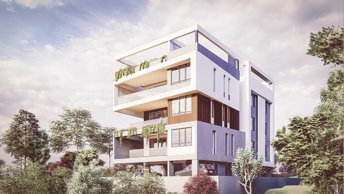 Пентхаус с 2 спальнями, 90.00м² в agios-athanasios, Кипр [ID: 0602-235080]