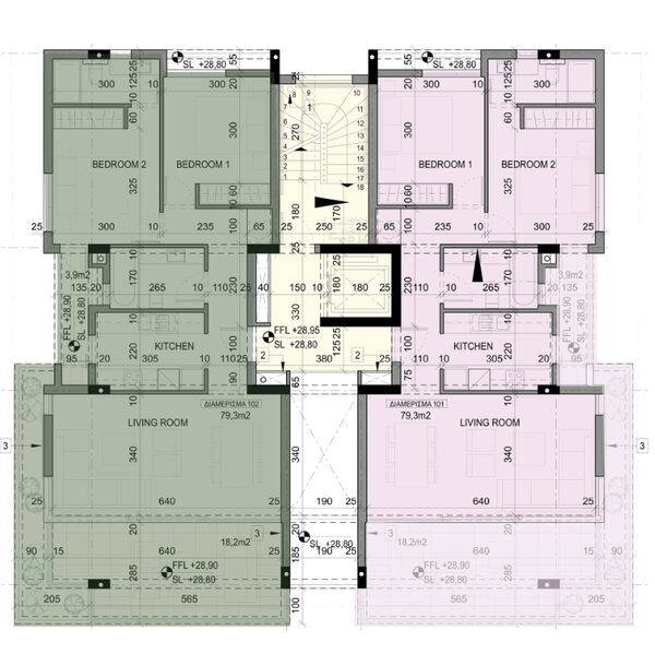 Квартира в makenzy, Кіпр, 79.00м² - зображення 4