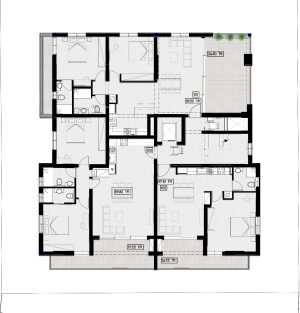 Apartament z 3 sypialniami, 113.00m² w aglantzia, Cypr [ID: 0602-235332]