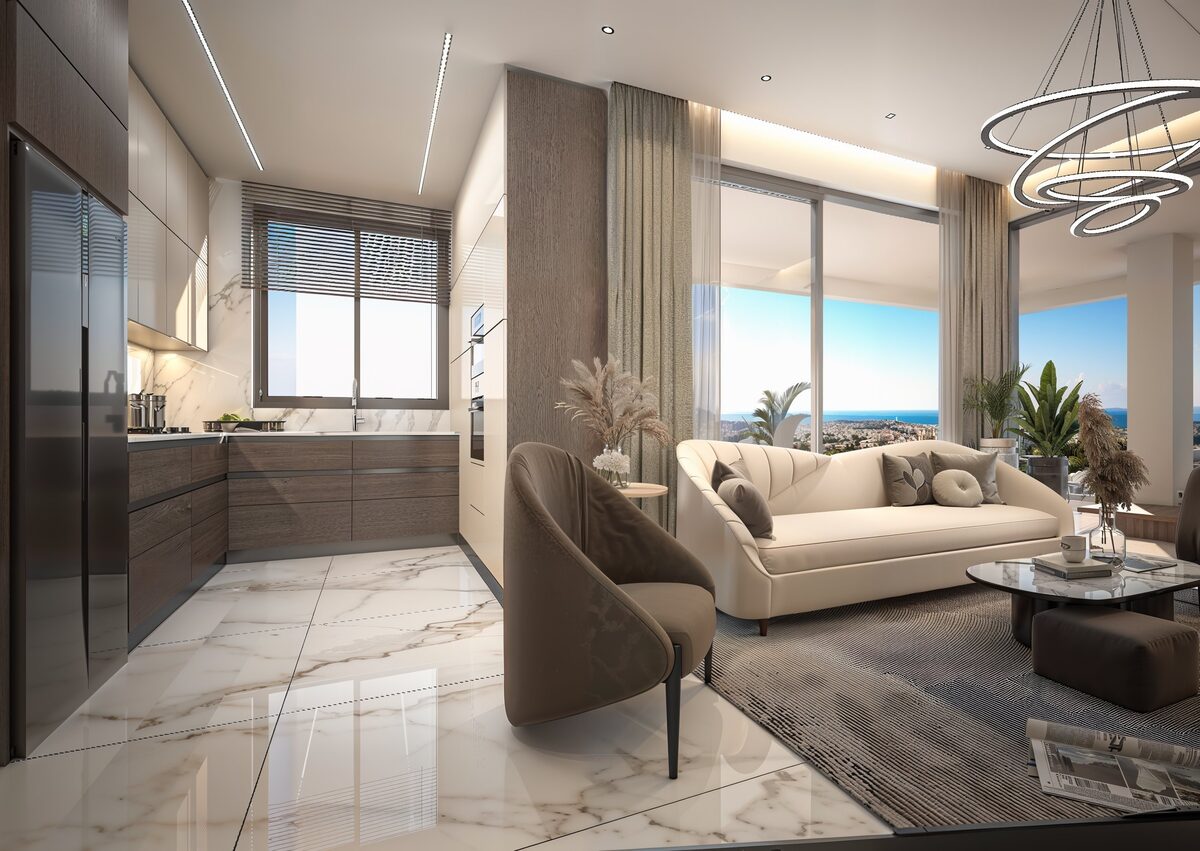 Студия с 1 спальней, 35.00м² в kato-paphos, Кипр [ID: 0602-235339]