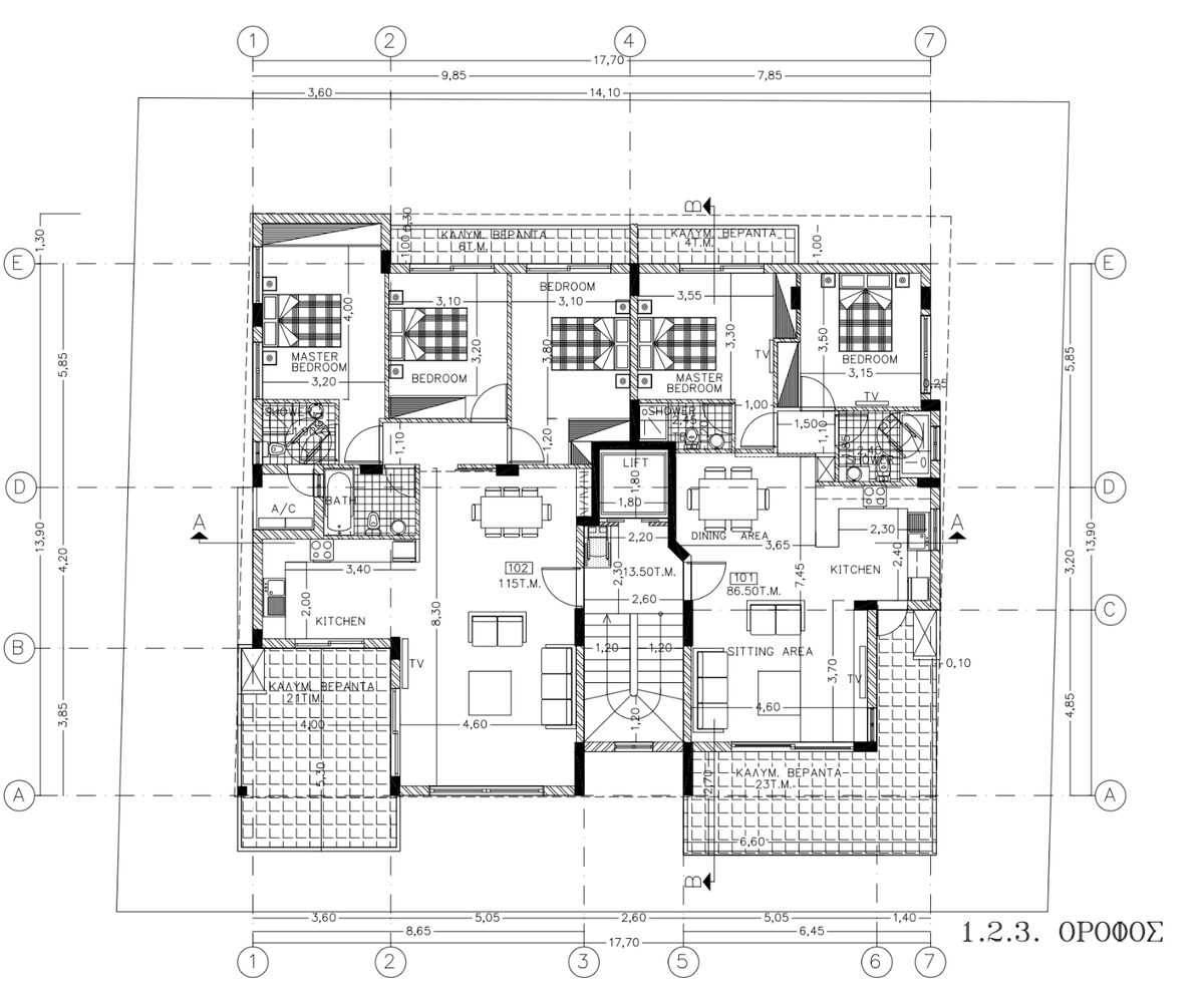 Квартира з 3 спальнями, 116.00м² в kapsalos, Кіпр [ID: 0602-235423]