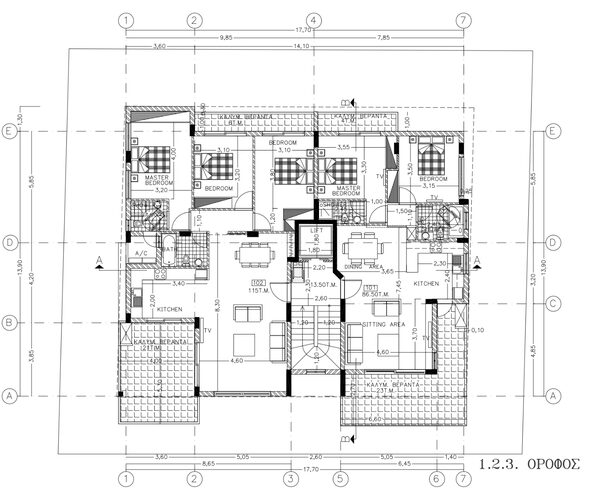 Квартира в kapsalos, Кіпр, 116.00м² - зображення 3