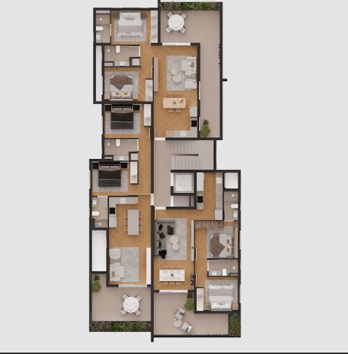 Apartament z 2 sypialniami, 85.00m² w aradippou, Cypr [ID: 0602-235553]