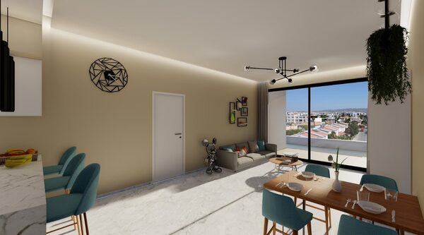 Apartament w potamos-germasogeias, Cypr, 53.00m² - obraz 4