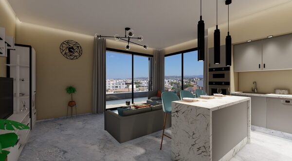 Apartament w potamos-germasogeias, Cypr, 53.00m² - obraz 7