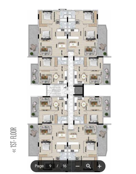 Apartament w oroklini, Cypr, 78.50m² - obraz 8