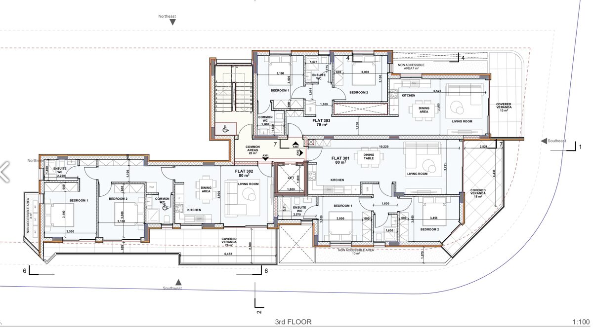 Penthouse with 3 bedrooms, 79.00m² in livadia, Cyprus [ID: 0602-236096]