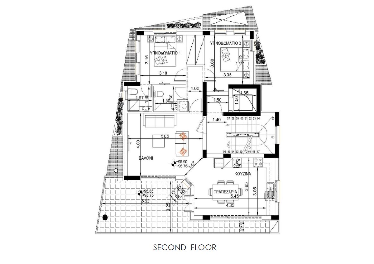 Apartament z 2 sypialniami, 85.00m² w agios-athanasios, Cypr [ID: 0602-236121]