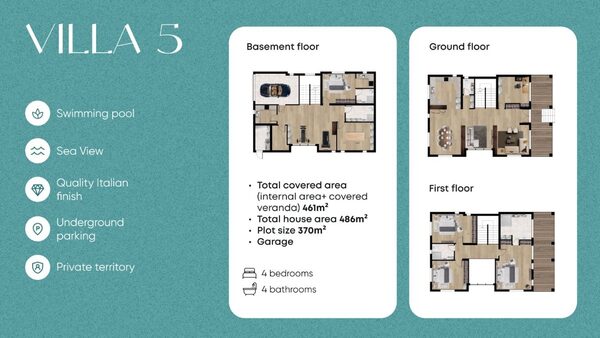 Вилла в zygi, Кипр, 438.00м² - изображение 12