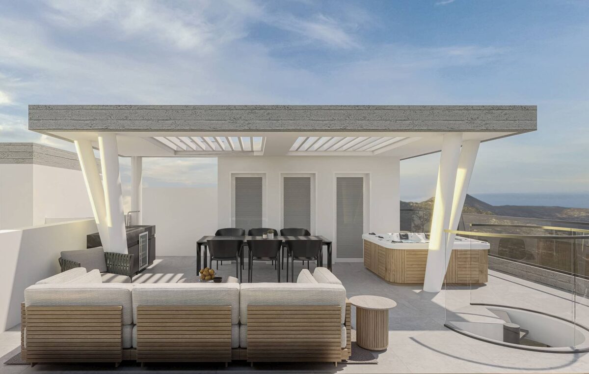 Penthouse with 3 bedrooms, 104.00m² in drosia, Cyprus [ID: 0602-237290]