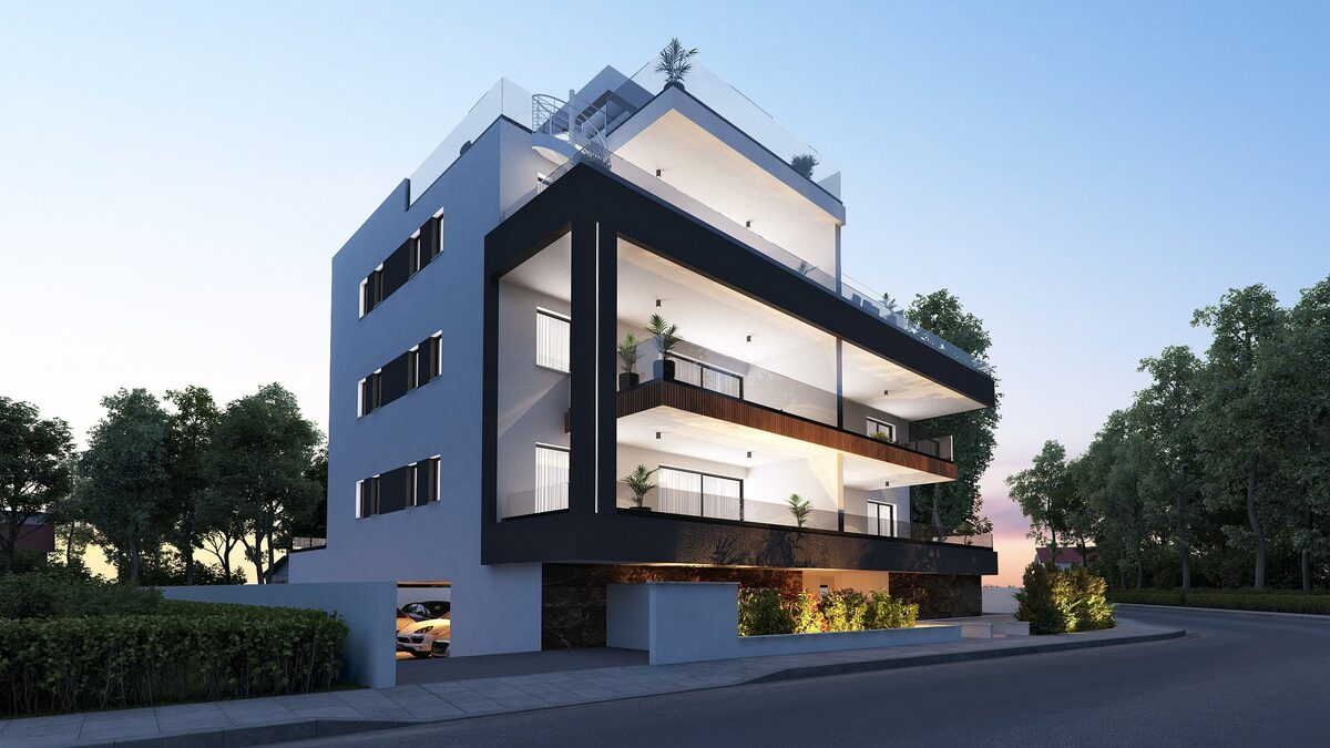 Penthouse z 2 sypialniami, 77.00m² w livadia, Cypr [ID: 0602-237361]