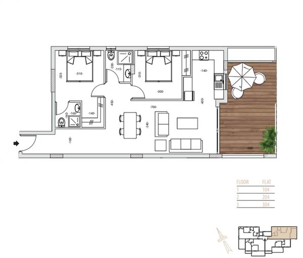Apartament w finikoudes, Cypr - obraz 9
