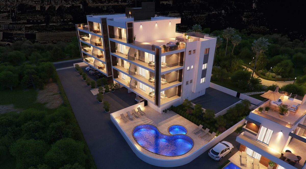 Квартира с 2 спальнями, 84.00м² в kato-paphos, Кипр [ID: 0602-237499]