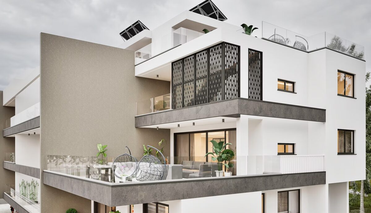 Пентхаус с 2 спальнями, 86.00м² в aradippou, Кипр [ID: 0602-237699]