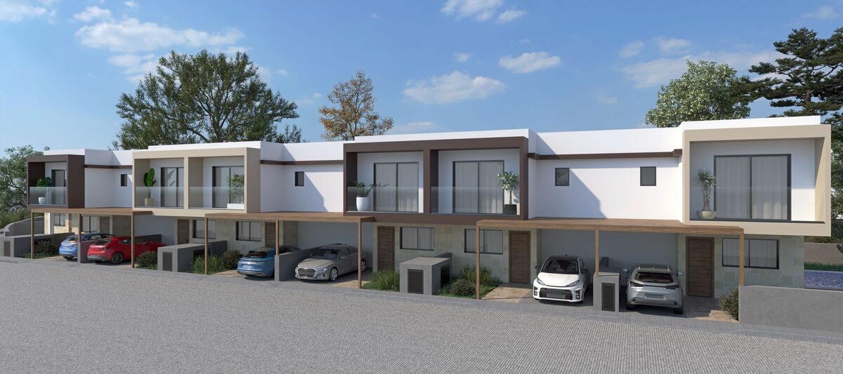 Dom szeregowy z 2 sypialniami, 83.00m² w parekklisia, Cypr [ID: 0602-237775]