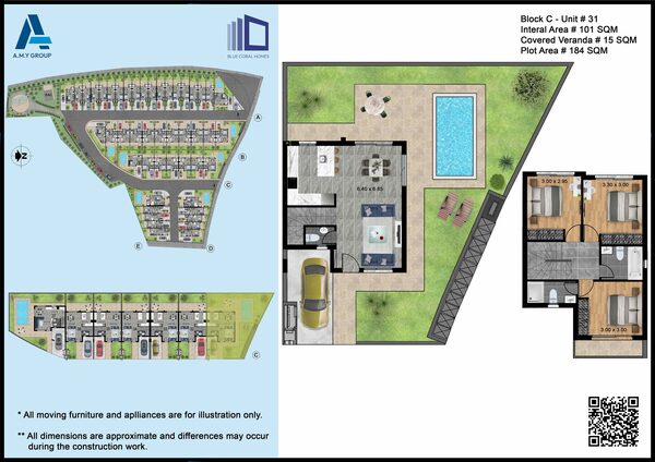 Dom szeregowy w parekklisia, Cypr, 83.00m² - obraz 8