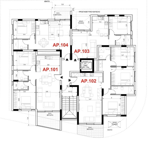 Apartament — Trachoni, Limassol, Cypr ID 0602-238141
