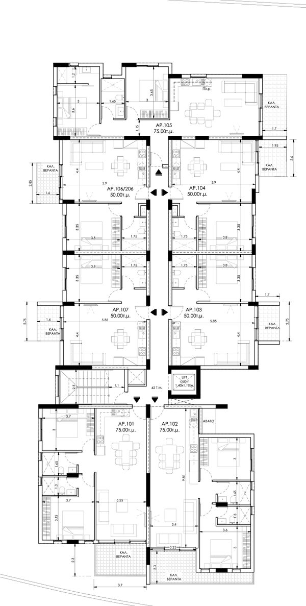 Квартира в pyla, Кіпр, 96.00м²