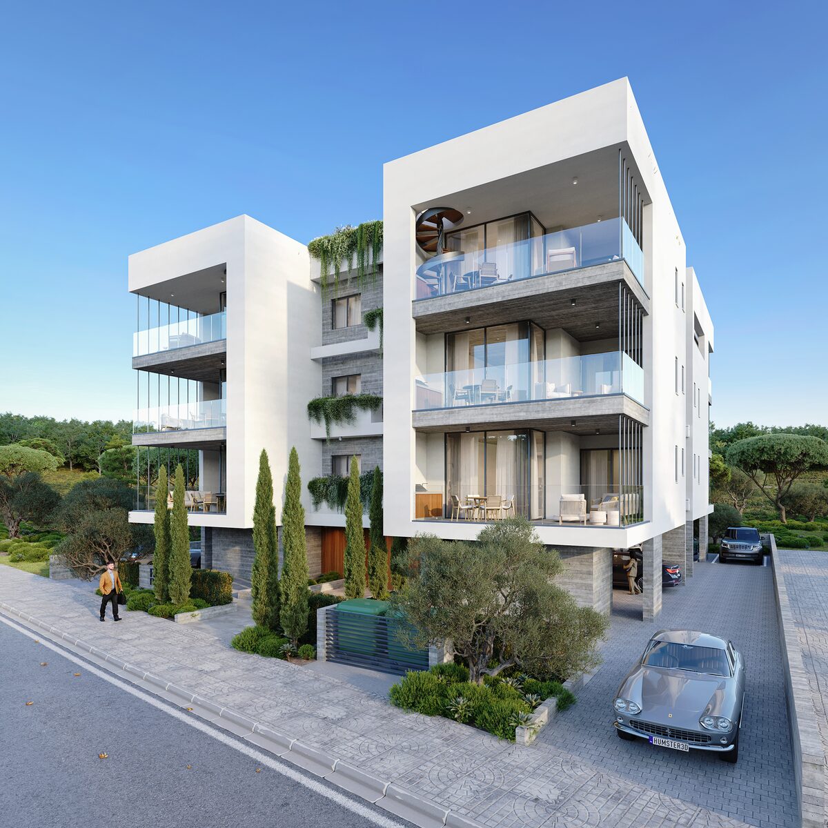 Penthouse with 2 bedrooms, 85.00m² in geroskipou, Cyprus [ID: 0602-238610]