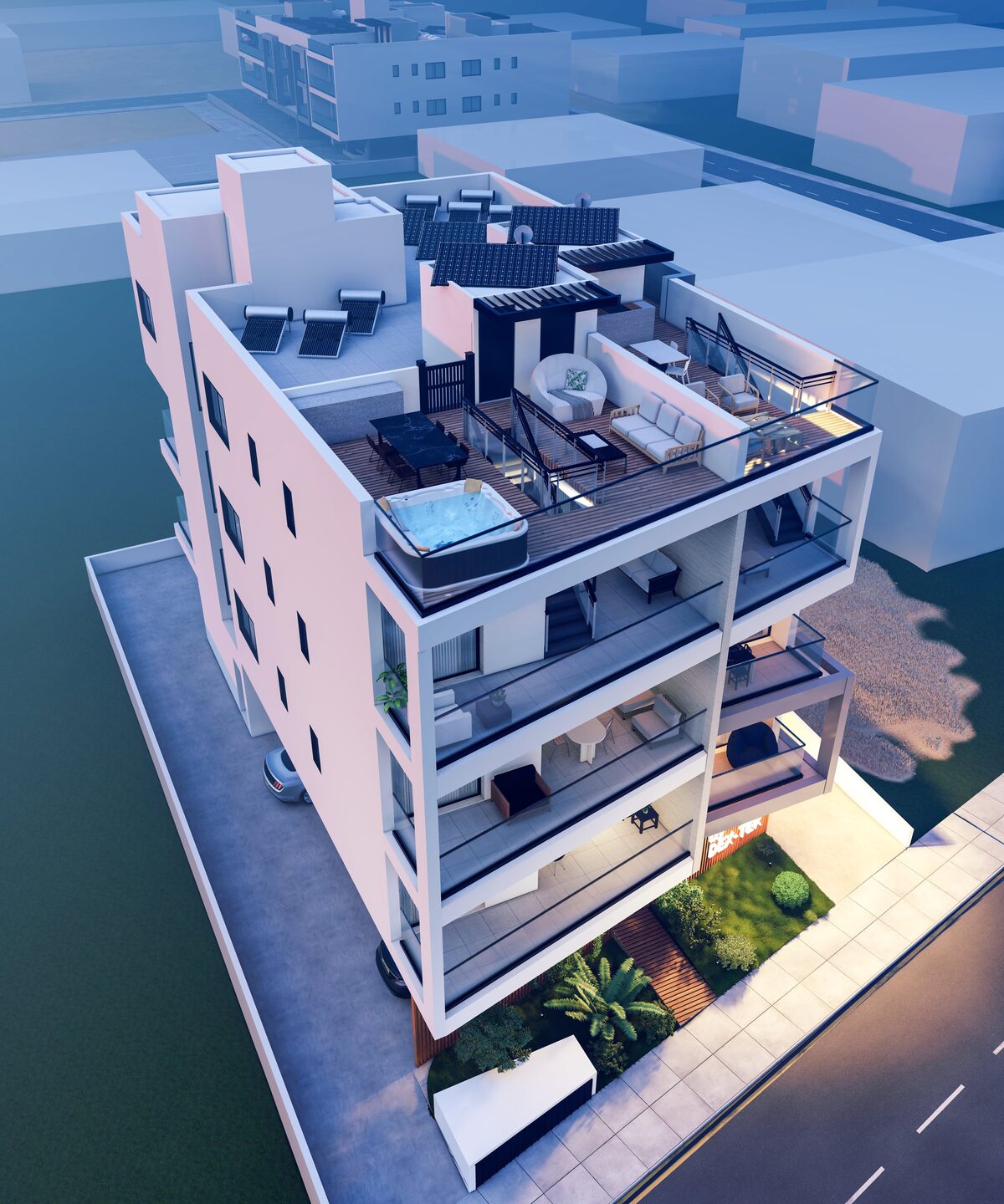 Квартира с 2 спальнями, 82.00м² в aradippou, Кипр [ID: 0602-239065]