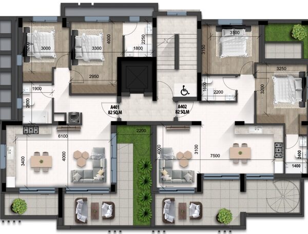 Apartament w drosia, Cypr, 82.00m² - obraz 5