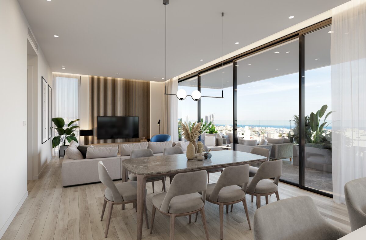 Квартира з 3 спальнями, 102.00м² в mesa-geitonia, Кіпр [ID: 0602-239554]