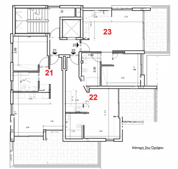 Kawalerka w agia-fyla, Cypr, 35.00m² - obraz 3