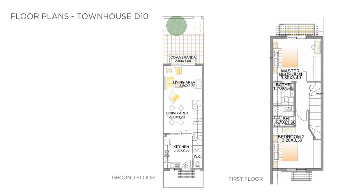 Таунхаус з 2 спальнями, 86.00м² в polis-chrysochous, Кіпр [ID: 0602-240625]