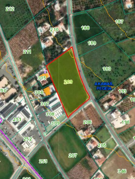 Land in pegeia, Cyprus [ID: 0602-240682]