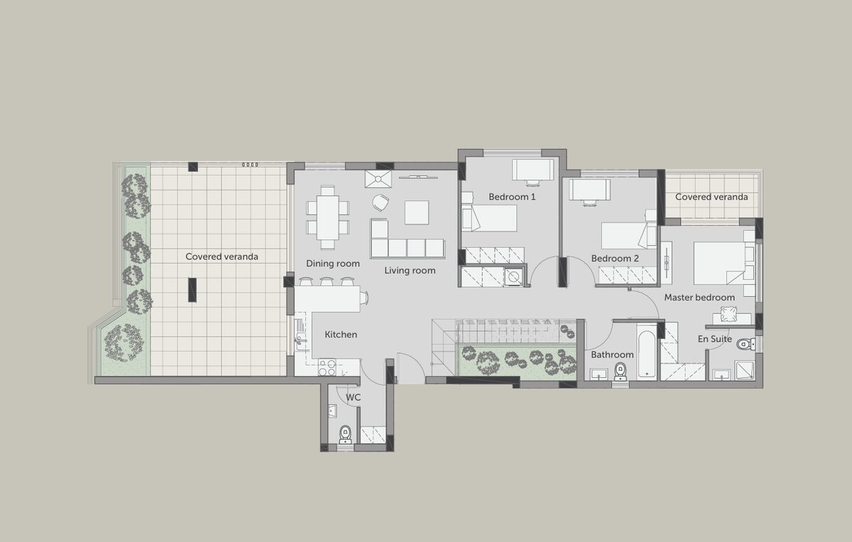 Пентхаус з 4 спальнями, 157.00м² в agios-athanasios, Кіпр [ID: 0602-240870]