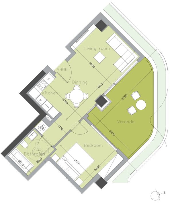 Apartment in livadia, Cyprus, 57.00m² - image 14