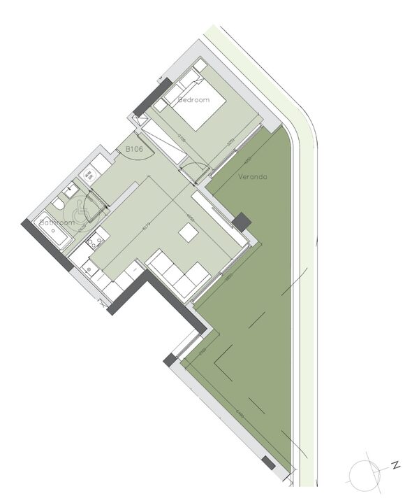 Квартира в livadia, Кіпр, 60.00м² - зображення 14