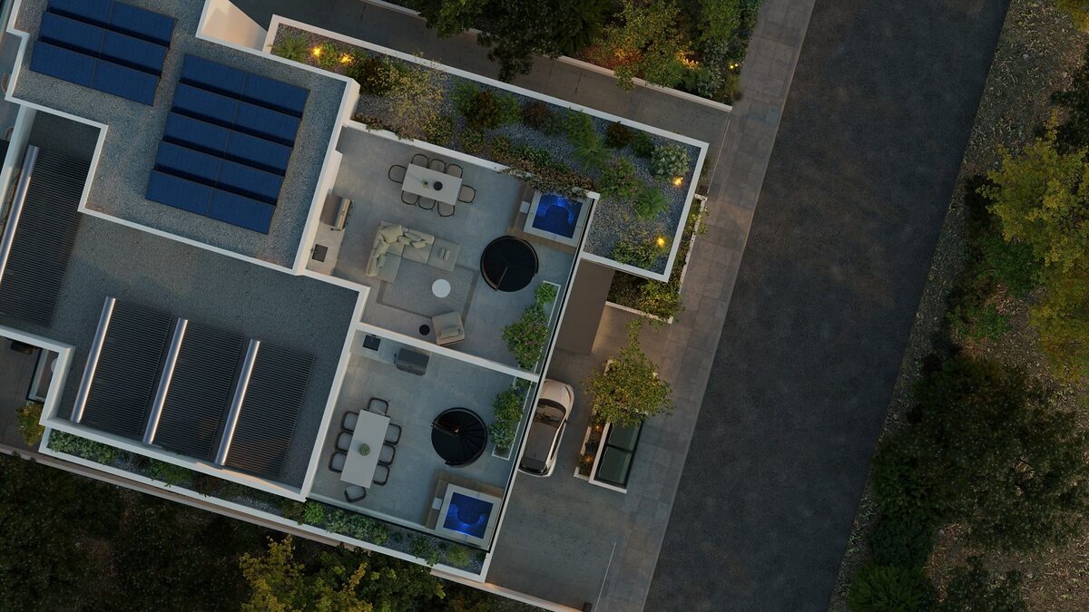 Penthouse with 2 bedrooms, 77.00m² in livadia, Cyprus [ID: 0602-240962]