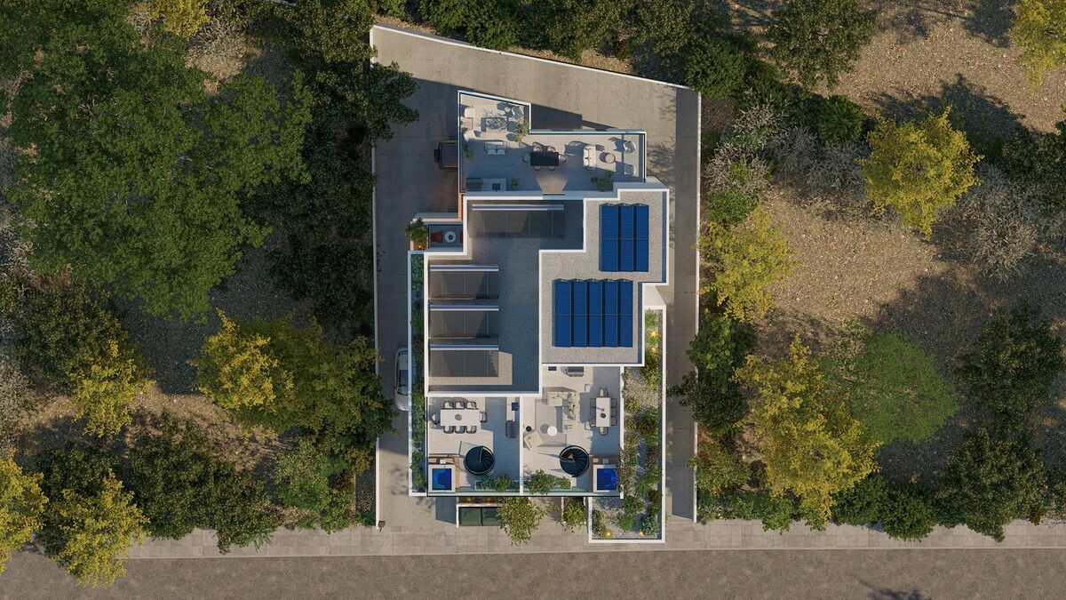 Penthouse with 2 bedrooms, 77.00m² in livadia, Cyprus [ID: 0602-240962]