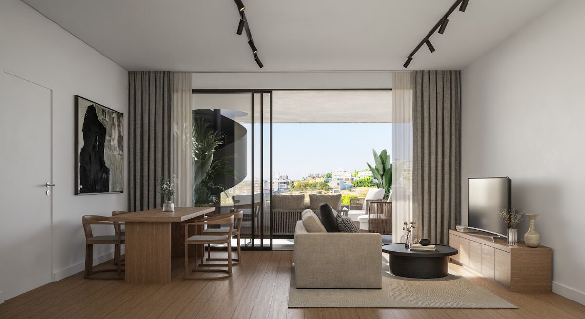 Квартира с 1 спальней, 50.00м² в agios-athanasios, Кипр [ID: 0602-241275]