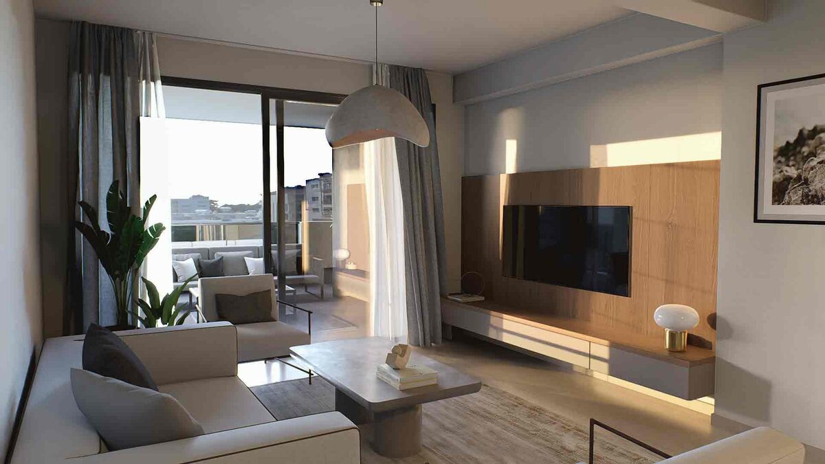 Apartament z 3 sypialniami, 90.00m² w kato-paphos, Cypr [ID: 0602-241364]