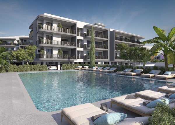 Apartament w oroklini, Cypr, 80.00m²